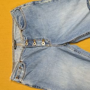 Express Hipster Flare Jeans no waist band! Low mid rise